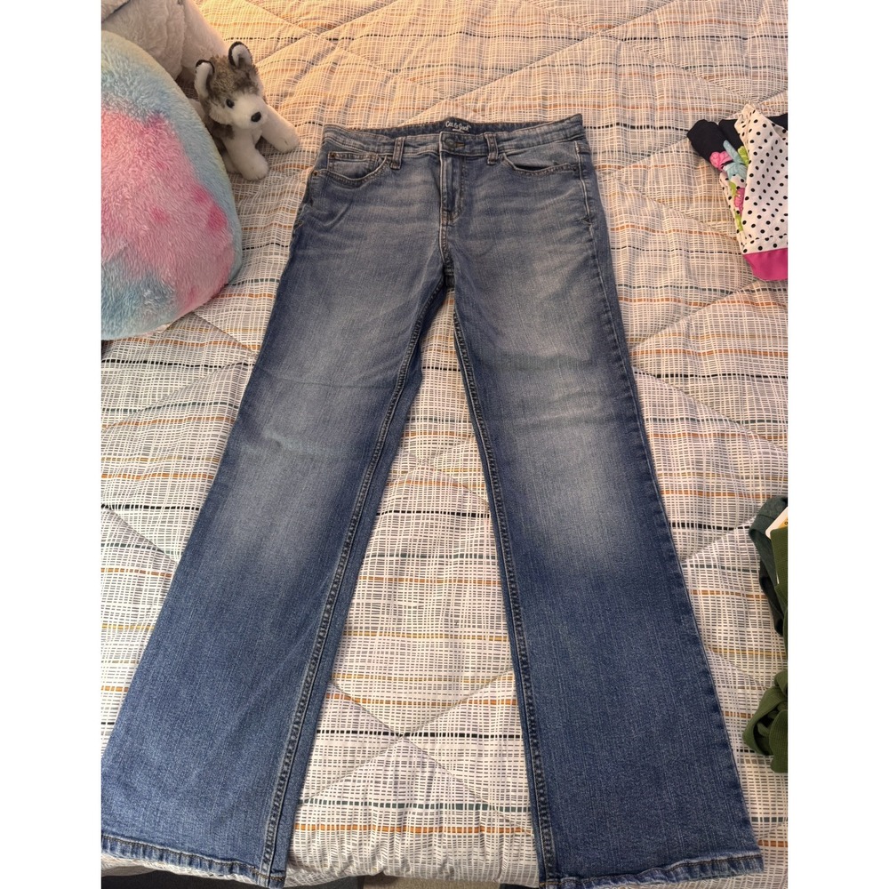 BOGO Free-Cat & Jack Bootcut & Wonder Nation Rip Cotton Blend Girls Jeans Sz 16